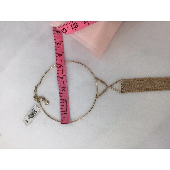 Iandry Fashion Matchstick Collar Necklace Gold Tone - Picture 8 of 10